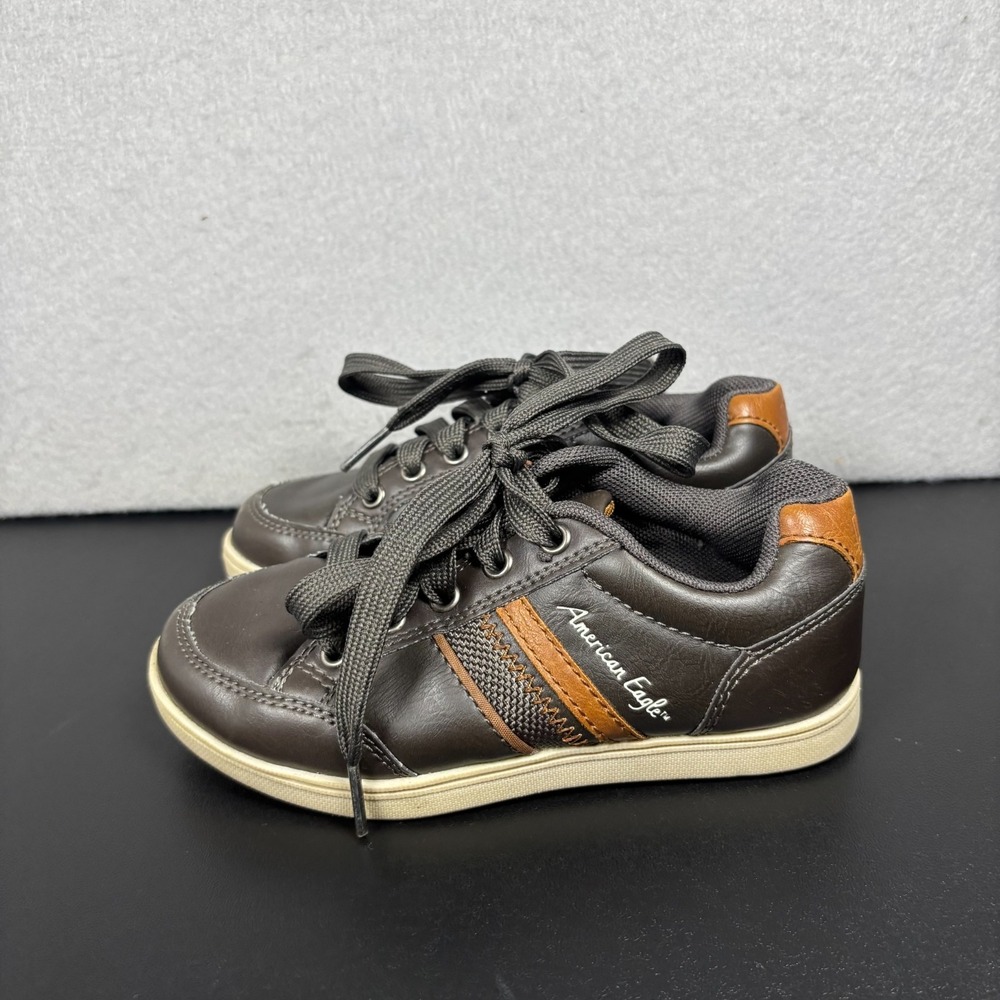 American Eagle Preston Youth Kids Casual Sneakers Shoes Brown Size 10.5 153771